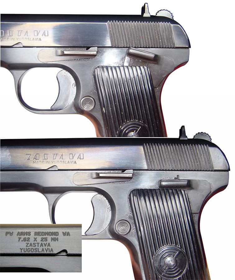 Standardna serija pištolja P.W.Arms-Zastava za američko tržište, nastala adaptacijom civilnih pištolja М-57