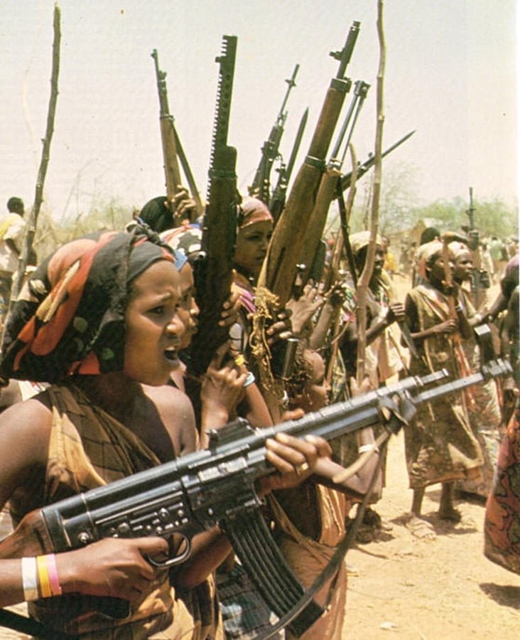 Rat u Ogadenu 1977-1978 borci WSLF naoružani StG-44