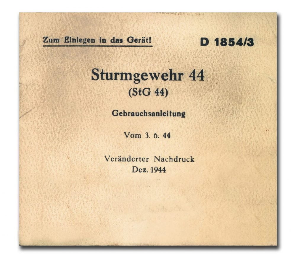 Pravilo za Stg-44 3 juni 1944