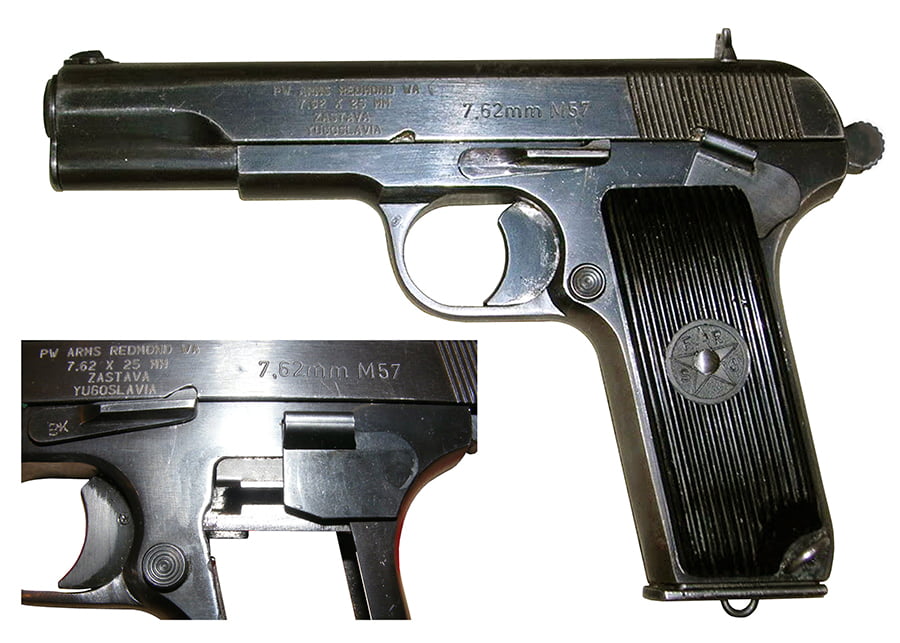 Pištolj 7,62 mm PW Arms M-57 Zastava