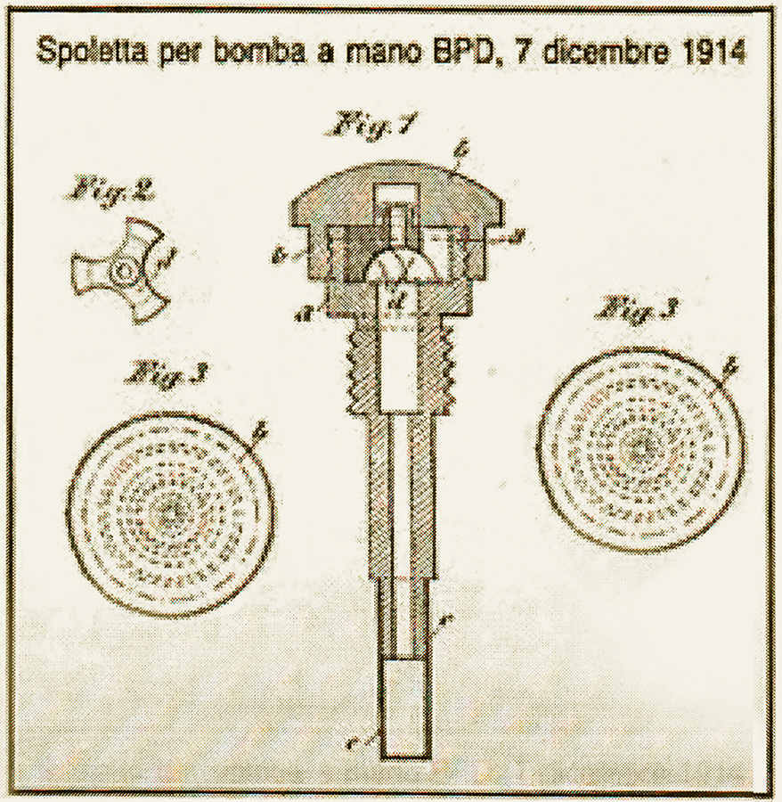 BPD spoletta per bomba 1914