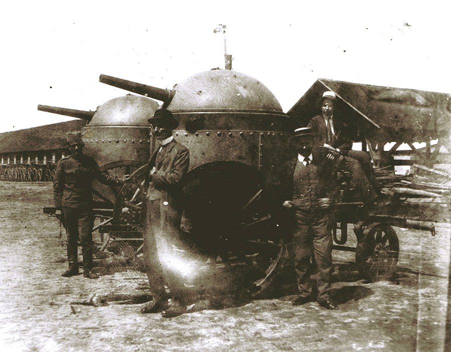 Bugarska oruđa sistema Gruzon, zaplenjena 1913. Banjica, Beograd, 1914.