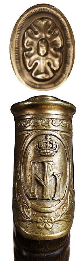 Monogram kralja Nikole I na kapi balčaka