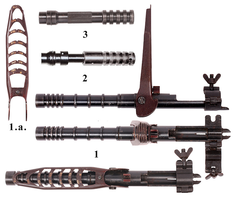 Tromblon M1960 za puške 7.9 mm M48 i M48A; 2. tromblon za puške 7,62 mm M59/66 i M59/66A1; 3. tromblon za puške FAZ (M70)