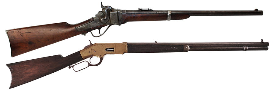Karabini .50-70 Sharps M1863 i .44 Winchester M1866. rendžeri