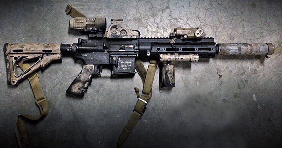 Puška 5.56mm HK G416 iz koje je, navodno, ubijen Osama Bin Laden