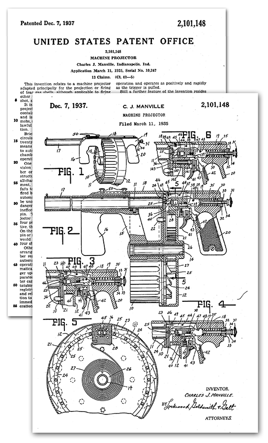Patent za Menvilov visemetni bacac gasnih granata