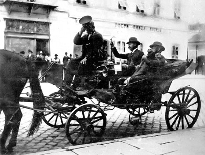 Austrougarsko poslanstvo, Studenička br. 20, snimak iz 1914. (Foto Privatna arhiva B. Bogdanovića)