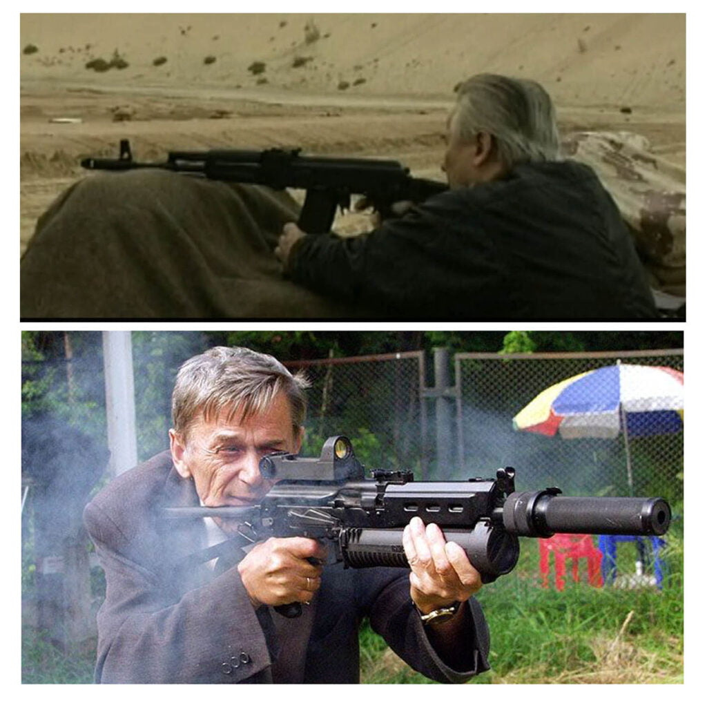 Otac i sin Kalasnikov - svako puca iz svog oruzja
