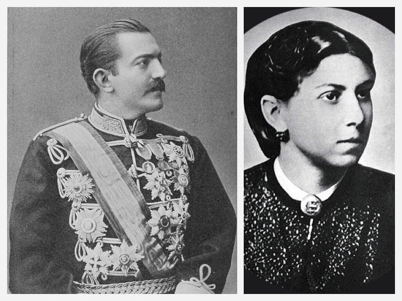 Kralj Milana Obrenovića i Jelena-Ilka Marković  