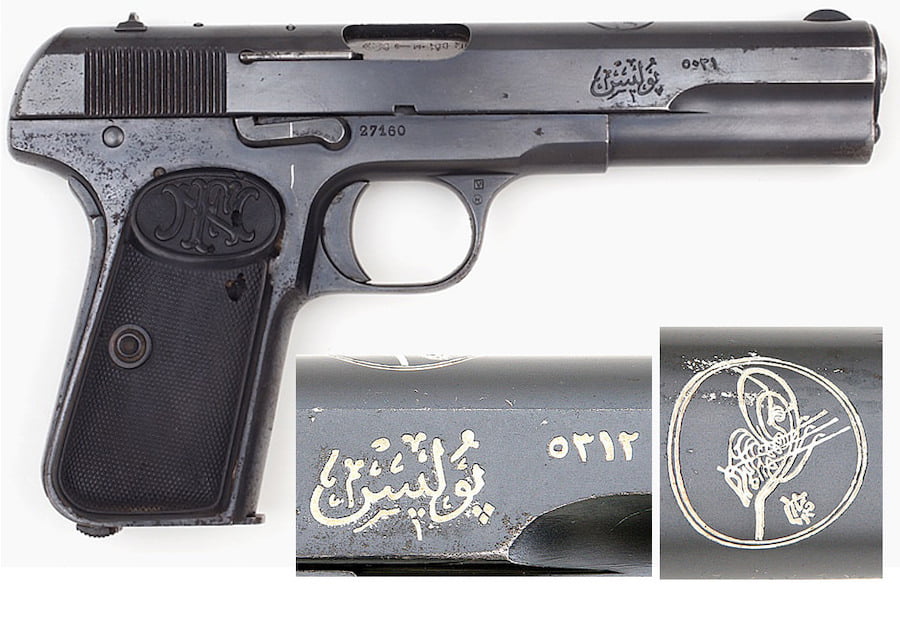 9 mm BL FN Browning M1903 osmanske žandarmerije