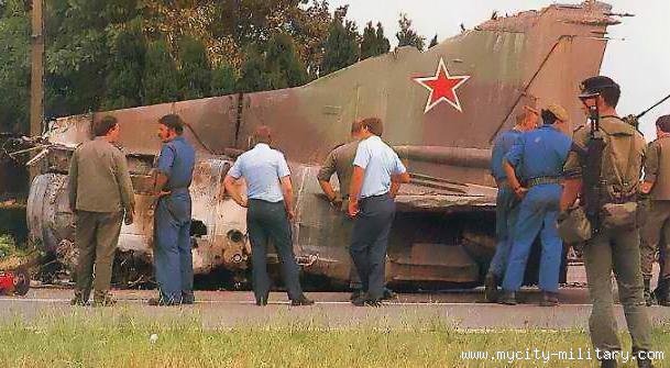 MiG 23 na granici Belgije i Francuske