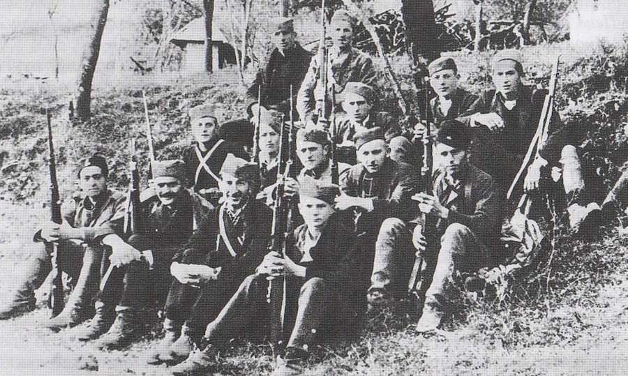 Zacetak Titove Garde kod Uzica u jesen 1941