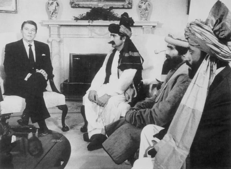 Ronald Reagan na sastanku sa mudzahidinima, Bela kuca, 1983