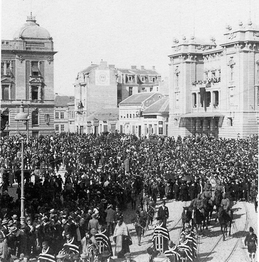 Prenos posmrtnih ostataka Vojina Popovića u Beogradu, 30. septembar 1923