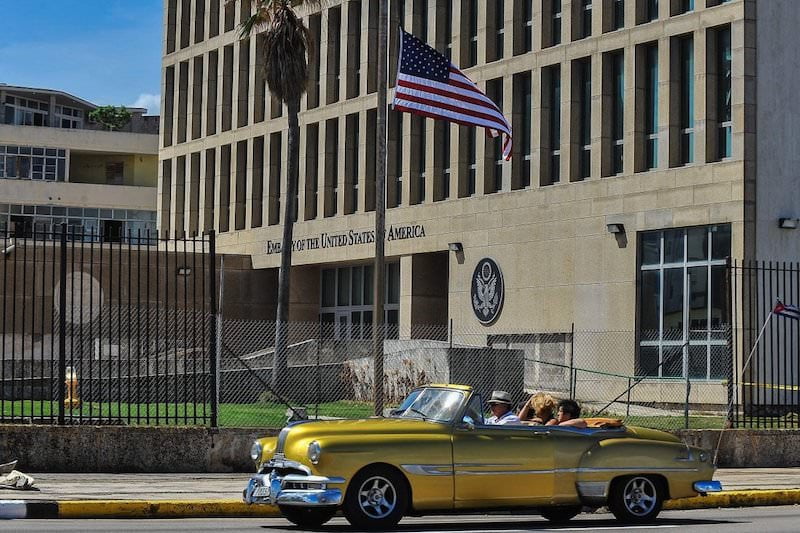 Ambasada SAD u Havani Photo AFP