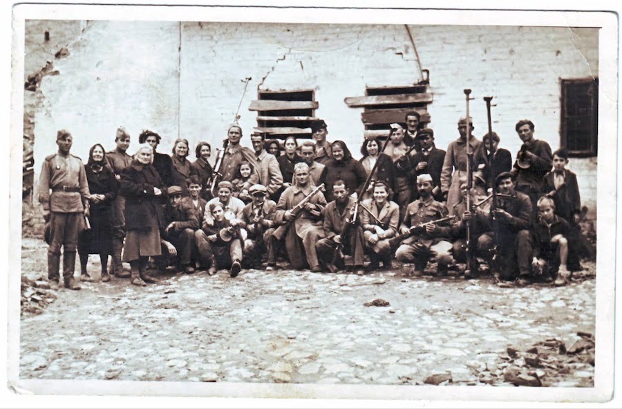 Borci NOVJ i Crvene armije na Senjaku 20.10.1944