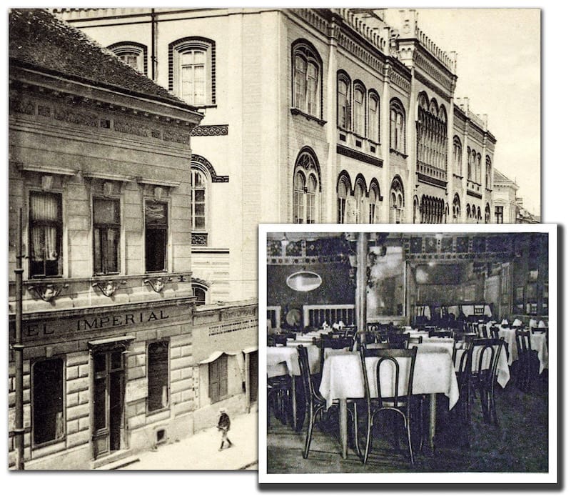 Hotel ''Imperijal'' i sala za ručavanje u Vasinoj ulici, gde je Franc Ferdinand obedovao