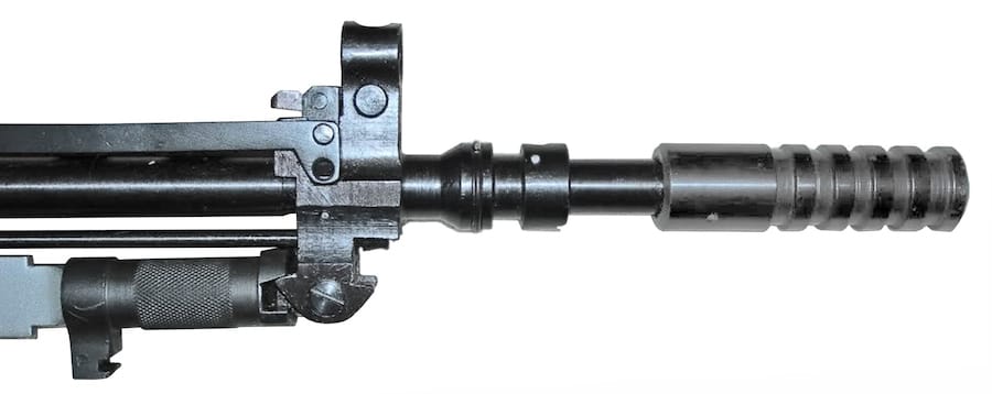 Preklopni deo prednjeg nišana sa tricijumskom cevčicom prečnika 2mm na puški M59/66A1