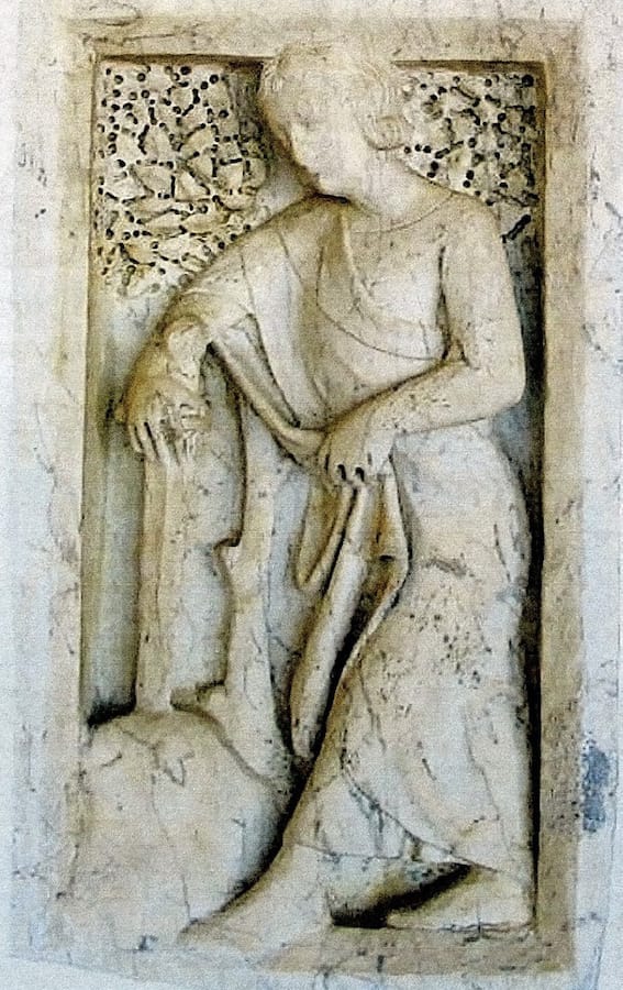 Reljef Giovanni di Agostino iz 1332-1347 sa prikazom Sv Galgana
