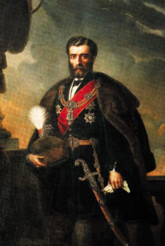 Knez Mihailo Obrenović (1823-1868). Rad Johana Besa, zbirka Muzeja grada Beograda
