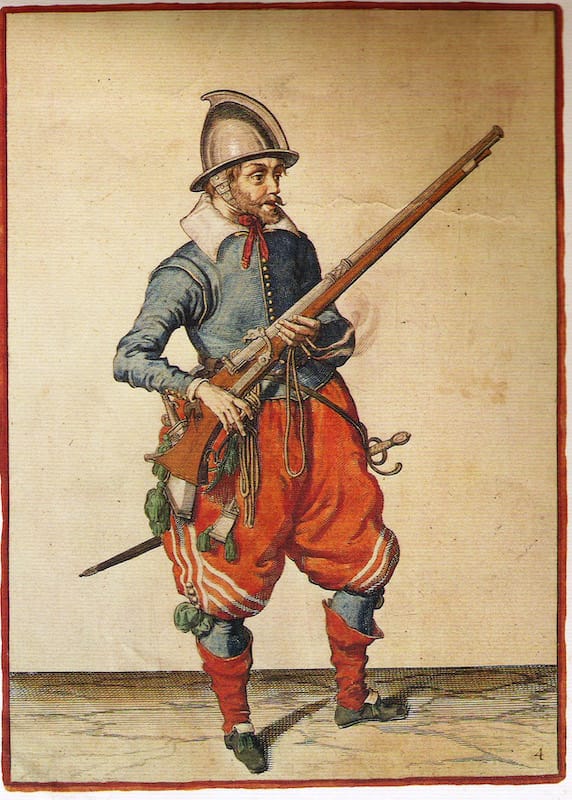 Musketir, gravira Jacob De Gheyn