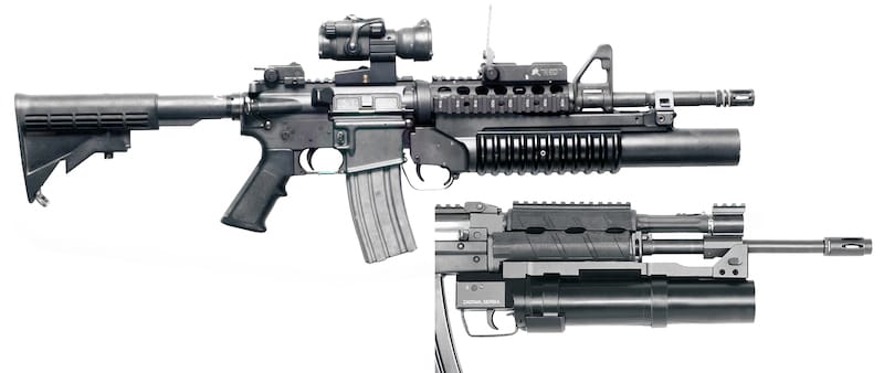 M4 Carbine sa XM203 i M21 ABS sa GL11 40x46mm
