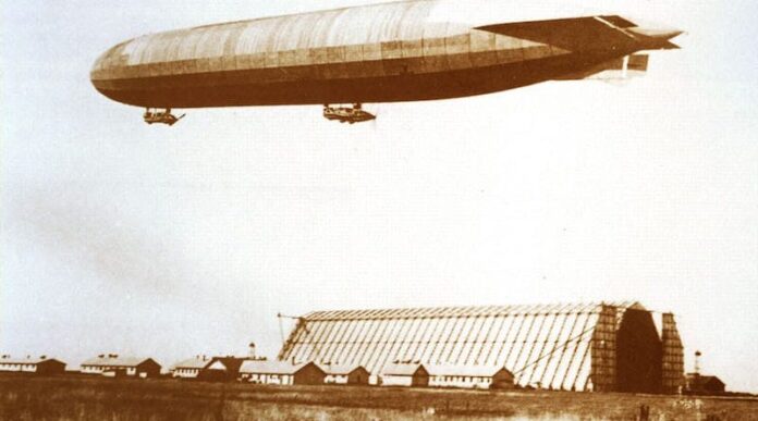 Cepelin LZ-85 u bazi u Temišvaru