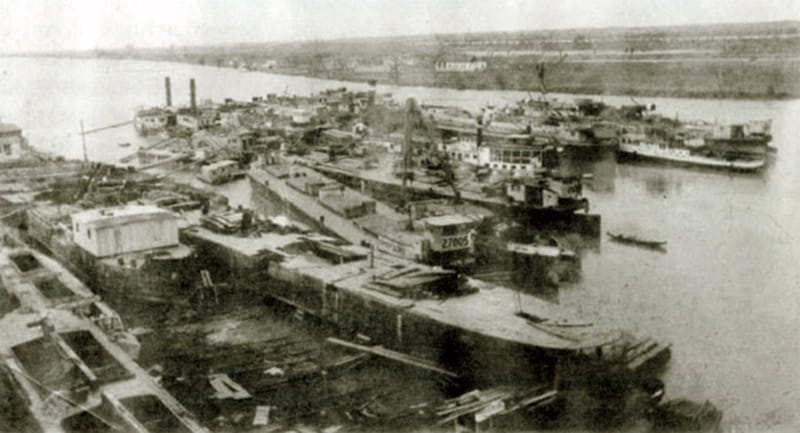 Brodogradilište na Čukarici.