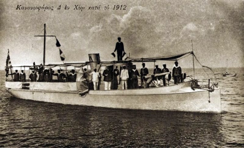 Grčke torpilјarke A (Alfa) i Δ (Delta) 1912. godine