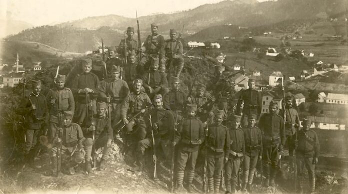 Četnički odred pri štabu Užičke vojske kod Višegrada, 1914 godine