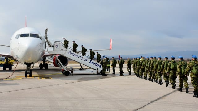 Srpski vojnici otputovali na misiju u Liban