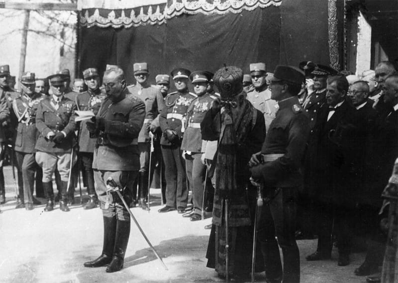 Sahrana vojvode Stepe Stepanovića 30. aprila 1929. u Čačku