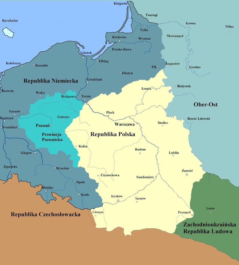 POLJSKA REPUBLIKA SREDINOM 1918.