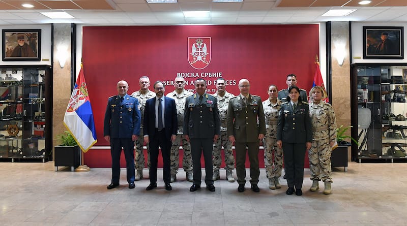 U Generalštabu Vojske Srbije danas je održana svečanost povodom ispraćaja novog kontingenta Vojske Srbije u misiju Evropske unije za obuku bezbednosnih snaga Somalije.