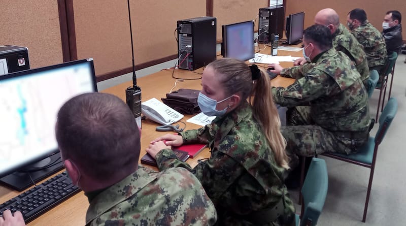 U Centru za obuku putem simulacija Vojske Srbije ove nedelje je realizovana vežba 21. pešadijskog bataljona Druge brigade kopnene vojske.