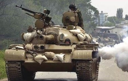 T-55 U AKCIJI 2001. GODINE