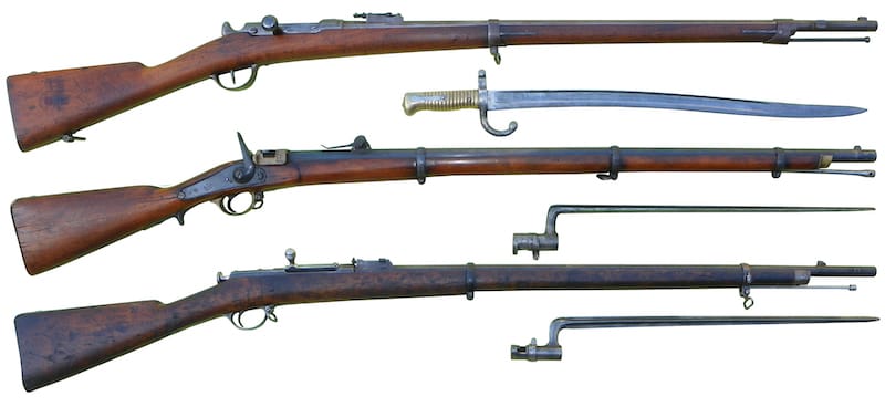 Prve bugarske puske - Chassepot, Krnka i Berdan II