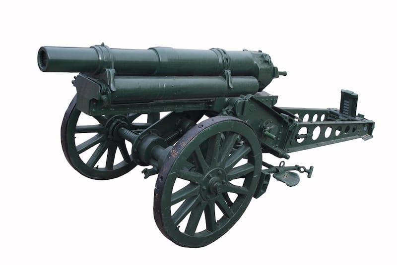 Brzomenti brdski top 65 mm Šnajder-Dukre M1906. Vojni muzej Beograd.