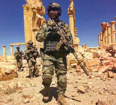 Pripadnik ruskih SSO u Palmiri