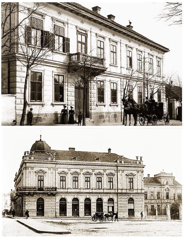 Austrougarsko poslanstvo Studenička 20 i austrougarski konzulat Knez-Mihailov venac 16. Beograd 1914