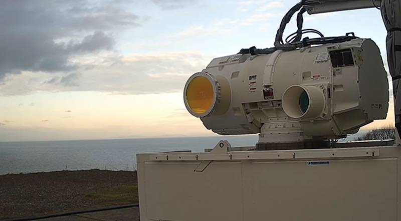 britanska vojska testira novo lasersko oruzje dugog dometa dragonfire