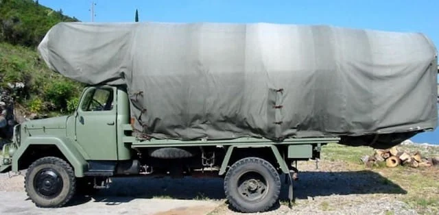 maskirna konstrukcija za prevoz raketa u ratnoj mornarici