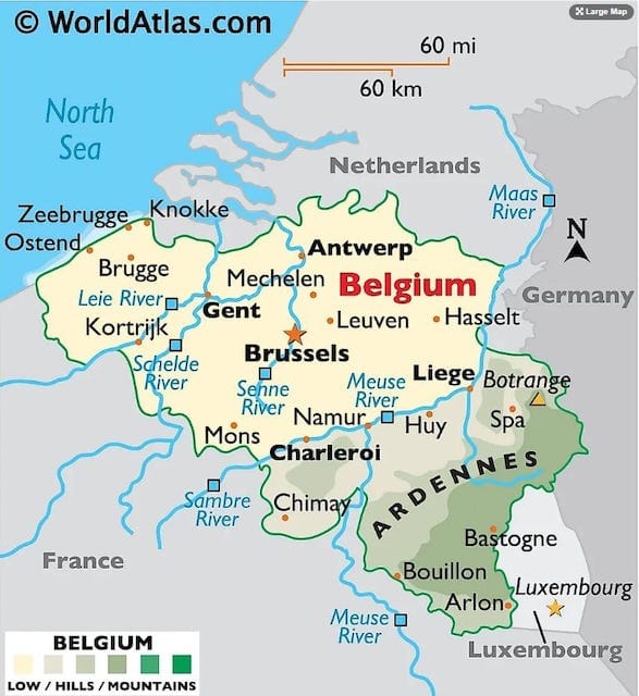belgija sa susedima