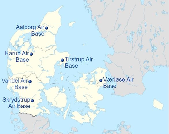 danske vazduhoplovne baze