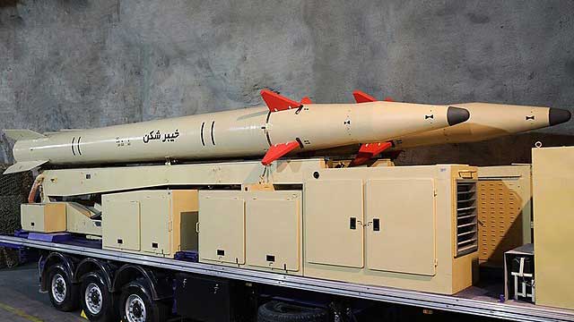 irankska raketa na tecno gorivo sa izmenjivom bojevom glavom