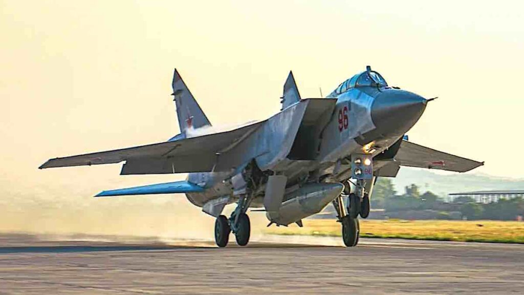 mig 31 na aerodromu u siriji