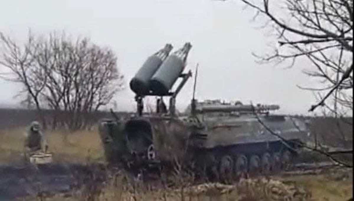 pametno ili glupost ukrajinci stavili dva raketna lansera iz letelica na bmp 1 3