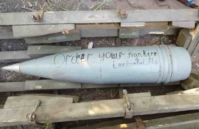 za 100 dolara ukrajina ce poslati vasu poruku rusiji vazdusnom postom artiljerijskom granatom