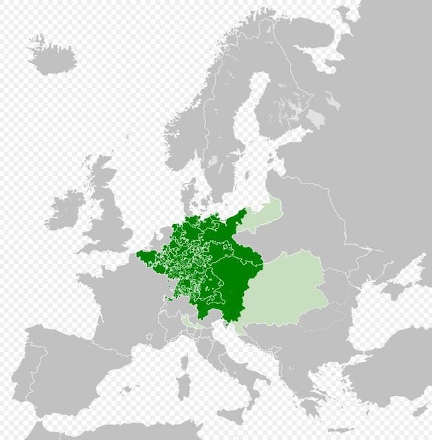 1789 sa teritorijama drzava clanica svetlo zeleno